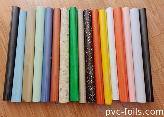 Colorful Pattern Self Adhesive PVC Film Roll For Interior Surface Decoration