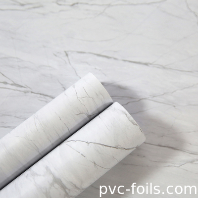 High Gloss Marble PVC Lamination Film For Plastic Windowsills Covers