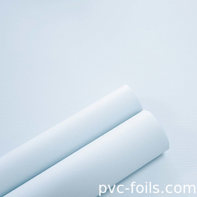 Satin White PVC Membrane Foil In Roll For Kitchen Cabinet Doors