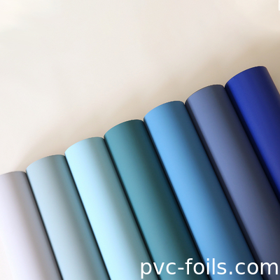 Mono Color Pvc Decorative Foil Roll For Cabinet Doors Membrane Pressing