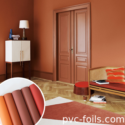 Super Matte Anti-Fingerprint PVC Membrane Foil For Interior Doors