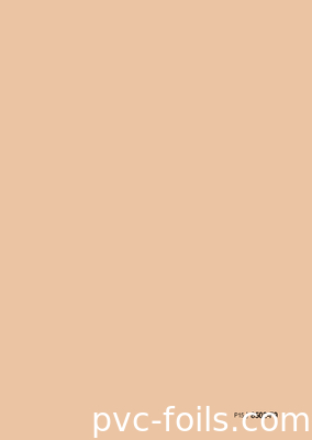 Peach Fuzz Solid Color PVC Decorative Film In Roll For Interior Decoration