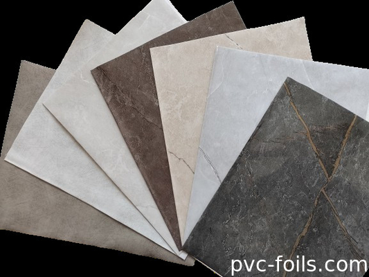 Custom Marble Effect PVC Wrapping Film For Furniture Cover Decoration