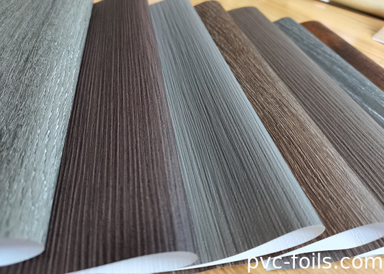 Super Matte Wood Grain PVC Decorative Film For Furniture Cabinet Application