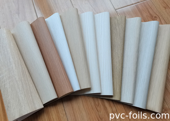 Super Matte Wood Grain PVC Film For Cabinet And Furniture Decoration