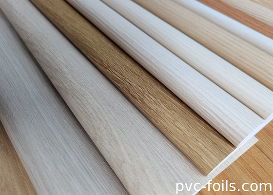Super Matte Wood Grain PVC Decorative Film For Furniture And Cabinet Renew