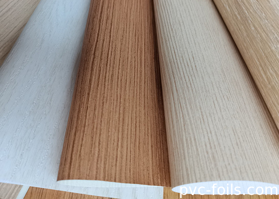 Realistic Wood Effect PVC Decorative Film For Furniture And Cabinet Decoration