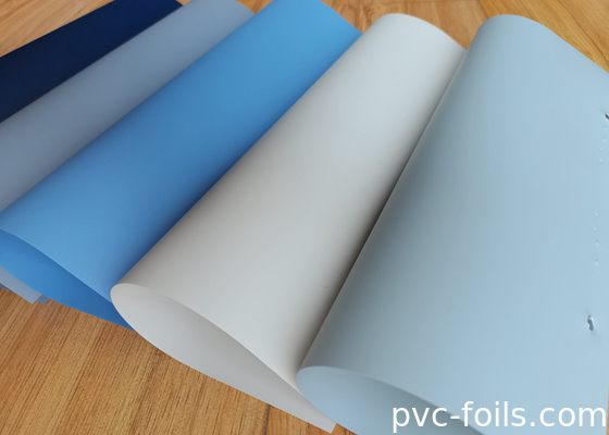 Blue Super Matte Solid Color Self-Adhesive PVC Film For  DIY Home Decor