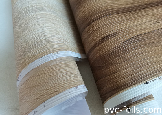 Wood Grain Interior Door PVC Film For Furniture And Cabinet Decoration