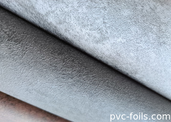 Grey Cement Texture PVC Decorative Film For Interior Wall Panels
