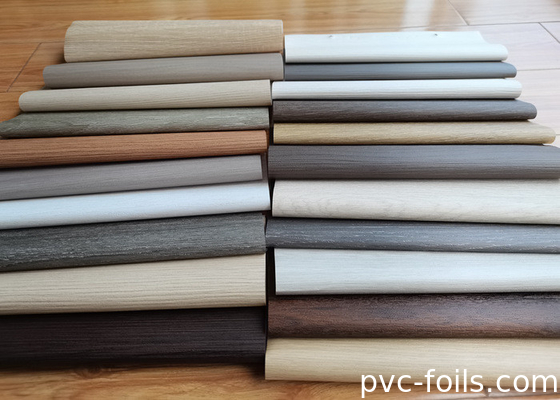 Cherry Wood Grain PVC Wrapping Film for Custom Furniture Design