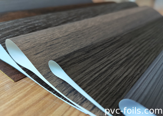 Wood Grain Self Adhesive PVC Decorative Foil For Furniture Covering