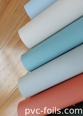Matte Surface PVC Decorative Film For Furniture Covering Durable And Water-Resistant