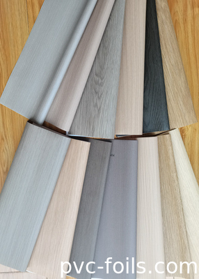 Matte Wood Grain PVC Interior Film For Furniture Surface Decoration
