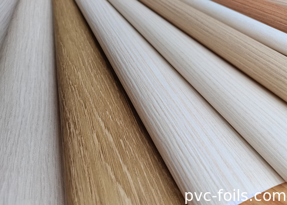 Natural Wood Look Matte PVC Decorative Film For Furniture Renovation