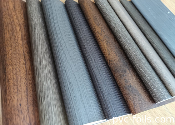 Natural Oak Wood Grain PVC Lamination Film For Window And Door Profiles