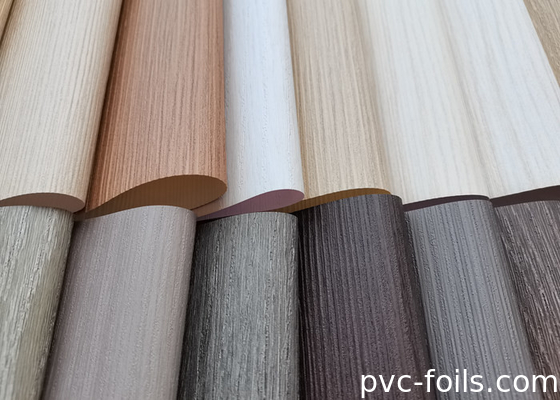 Super Matte Wood Texture PVC Decorative Film For WPC Panel And Profile Wrapping
