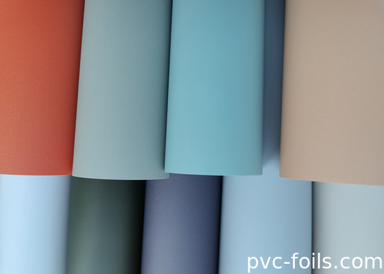 Solid Color Soft Touch PVC Decorative Film For Vacuum Press And Membrane Doors