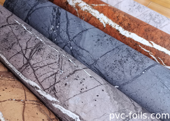 Customizable Digital Printing PVC Decorative Film For Elegant Interior Surface Decoration