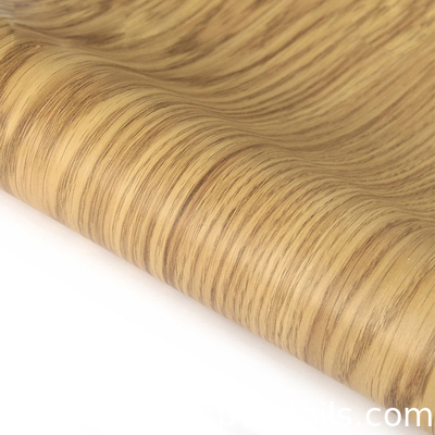 Wood Pattern Self Adhesive PVC Foil Decorative Interior Vinyl Film For MDF