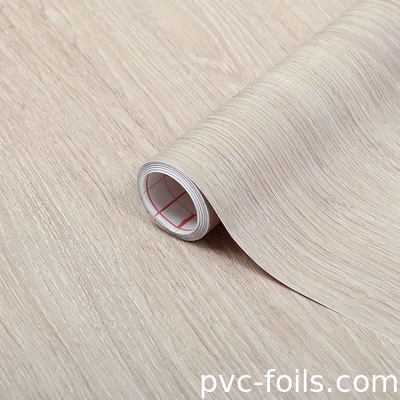 China Factory Wholesale Natural Wood Pattern Vinyl Self Adhesive PVC Film For Furniture Decoration