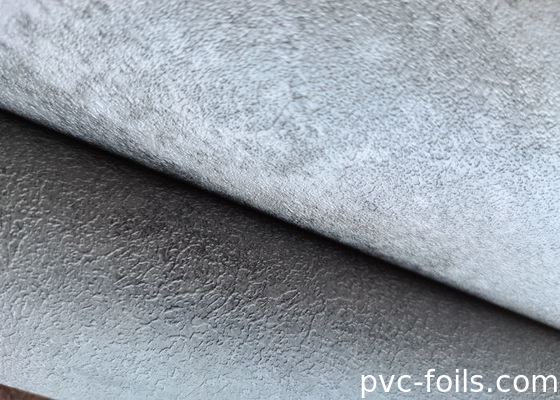 Vacuum Embossed Cement Texture PVC Film For Modern Interior Applications