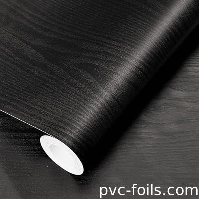Waterproof Digital Printing Wood Grain PVC Decorative Film For Furniture And Cabinet Decoration