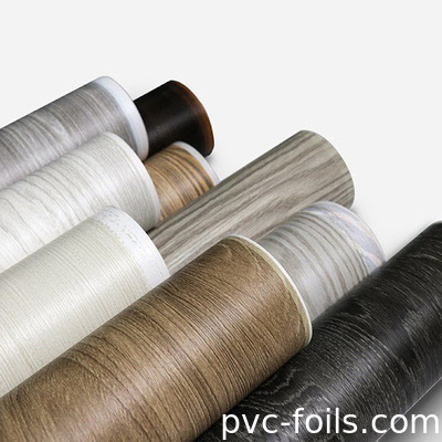 Waterproof Digital Printing Wood Grain PVC Decorative Film For Furniture And Cabinet Decoration