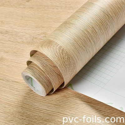 Wood Grain Self-Adhesive Removable PVC Vinyl Film For Furniture Covering