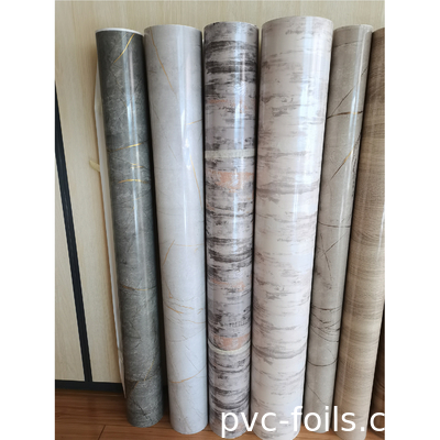 High Gloss Marble Effect PVC Membrane Foil For Interior Decoration