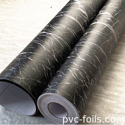 One Roll Marble Design Self-Adhesive PVC Stickers For Cabinet Door Decoration