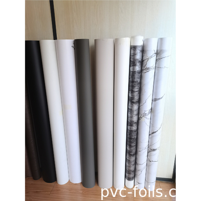 Marble Effect PVC Decorative Film For Furniture , Cabinets And Wall Panels Customizable Designs
