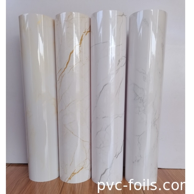 Home Decorative Waterproof PVC Marble Foil Self-Adhesive Stickers Wallpapers Contact Paper For Kitchen Countertop