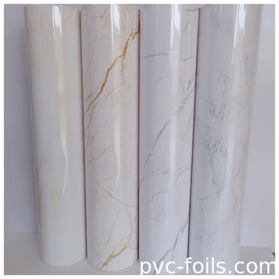 Home Decorative Waterproof PVC Marble Foil Self-Adhesive Stickers Wallpapers Contact Paper For Kitchen Countertop