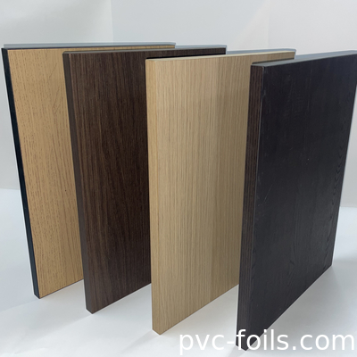 0.3mm Deep Emboss PVC Decorative Film Wood Grain Pvc Membrane Foil For Furniture Cabinet Doors