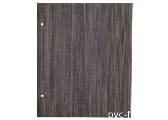 Dark Wooden Grain Laminate PVC Foil Membrane For MDF Cabinet Door Vacuum Press