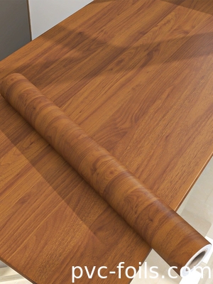 DIY-Friendly PVC Decorative Film For Furniture Makeover  Matte Wood Grain Finish