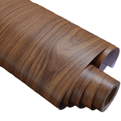 Italian Style Mixed Oil Wood Look PVC Decorative Film For Furniture And Door Applications