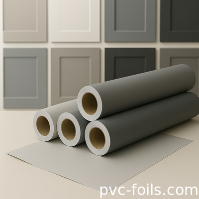 Soft Touch Super Matte Solid Color PVC Lamination Film for Furniture and Doors