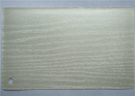 White Painted Oak Heavy Emboss PVC Decorative Foil For Bathroom Door