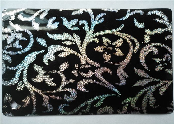 High Gloss Rigid Pvc Decorative Film For Cabinet Door Cover UV Protection
