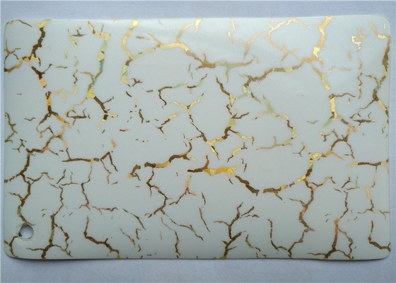 0.2 MM  0.1mm High Gloss White Pvc Decorative Film Pattern Printed