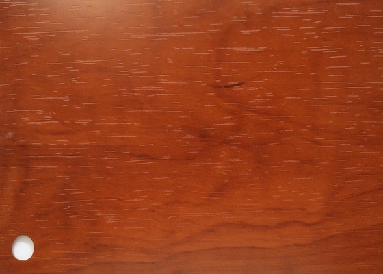 Apple Wood Color PVC Membrane Foil For Doors Surface Width 1400mm