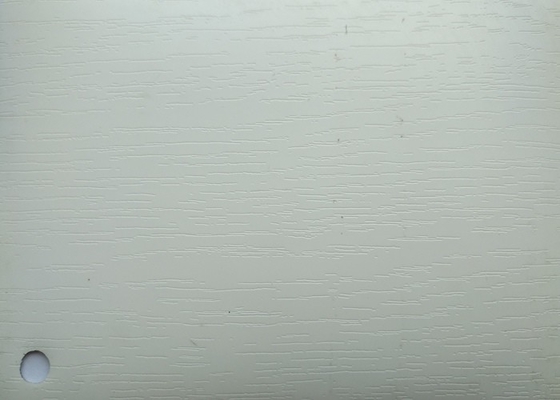 White Color Embossed PVC Decorative Film Three Dimensional Effect Hot Lamination