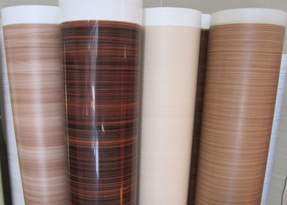 Wood Embossed Pvc Furniture Foil For Particle Board Decoration 0.15-0.30mm