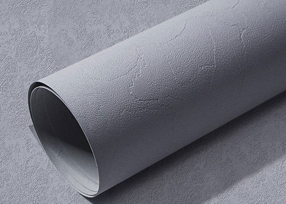 0.30mm Embossed PVC Film Roll Cement Wall Lamination Solid Colour