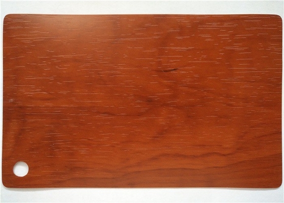 Cherry Wood PVC Decorative Foil For Furniture Membrane Doors 0.30mm
