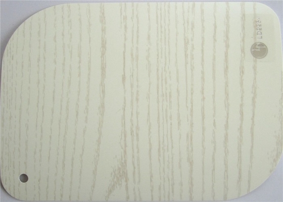 White Wood Grain Laminate Sheets Pvc Foil For Furniture