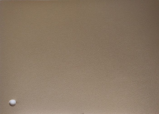 Brown Solid Color Embossing PVC Furniture Foil Low Maintenance