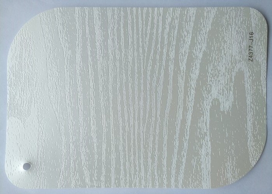 White Color Wood Texture PVC Membrane Foil For Furniture Surface Decoration